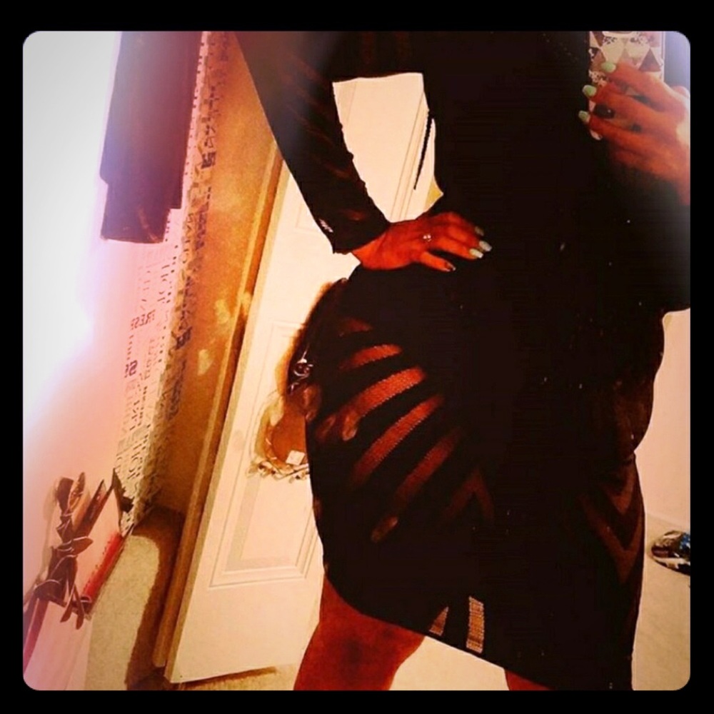 See through dress